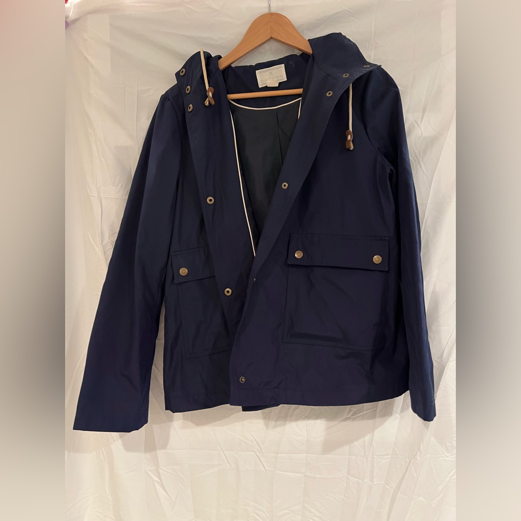 Navy Rain Jacket - Medium